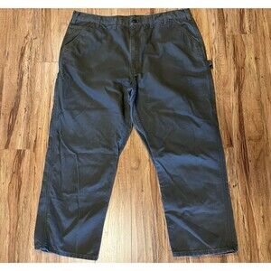 CARHARTT B11 MOS Carpenter Men's Jeans Green Duck 44x30 Sturdy Hammer Loop